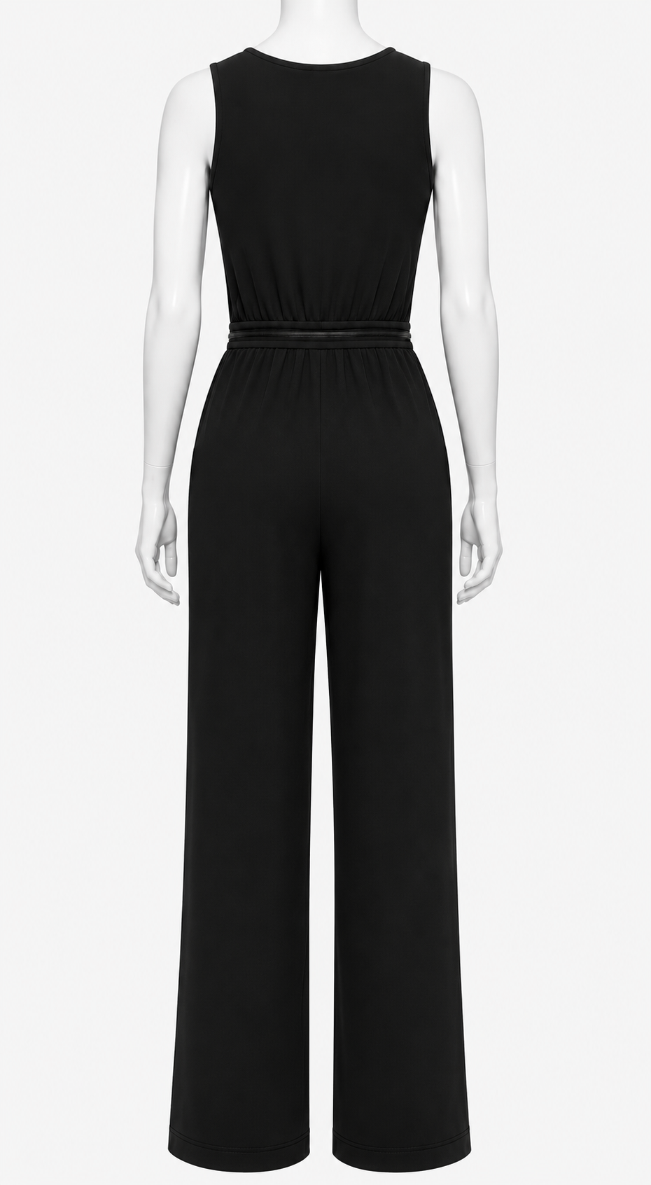 The OG Zipsuit — Sleeveless Jumpsuit in Black