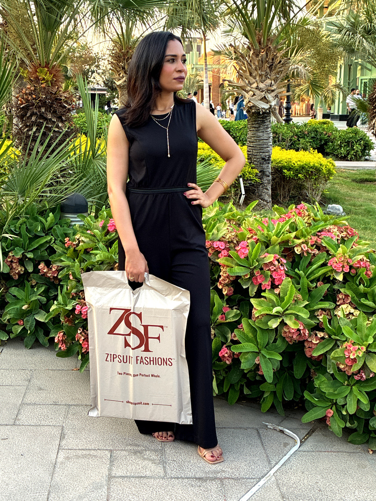 The OG Zipsuit — Sleeveless Jumpsuit in Black